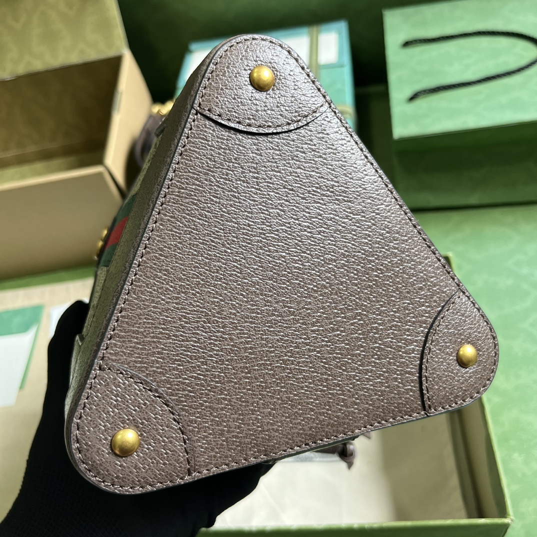 Bagsaaa Gvc*1 Ophidia Triangle Bucket Bag - 18x 16x 5cm