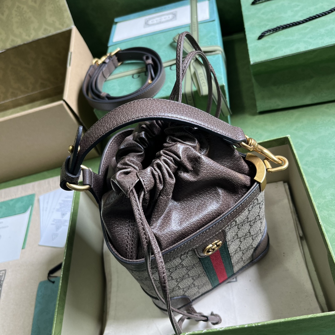 Bagsaaa Gvc*1 Ophidia Triangle Bucket Bag - 18x 16x 5cm
