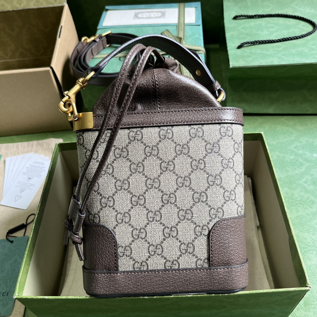 Bagsaaa Gvc*1 Ophidia Triangle Bucket Bag - 18x 16x 5cm