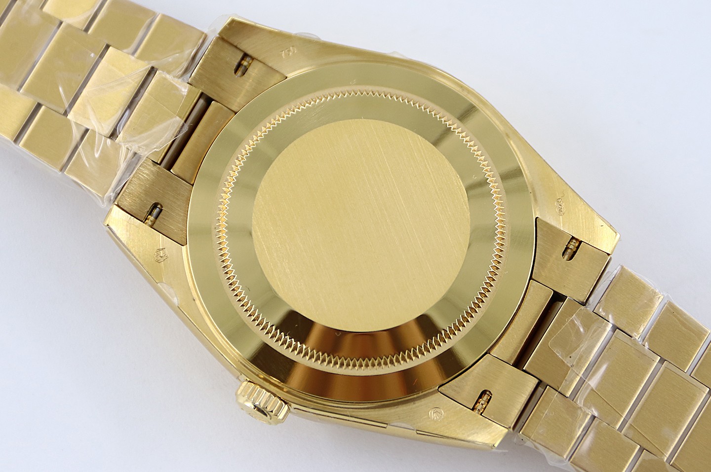 Bagsaaa R01ex Day-Date 40mm Gold White Dial