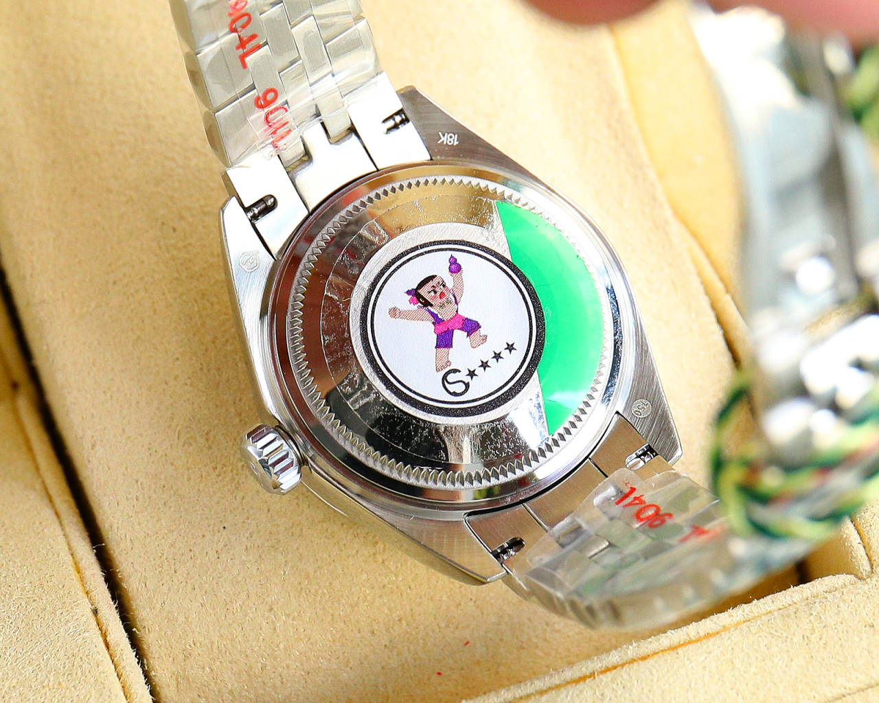 Bagsaaa R01ex Lady Datejust Oystersteel and Pink Silver 28mm