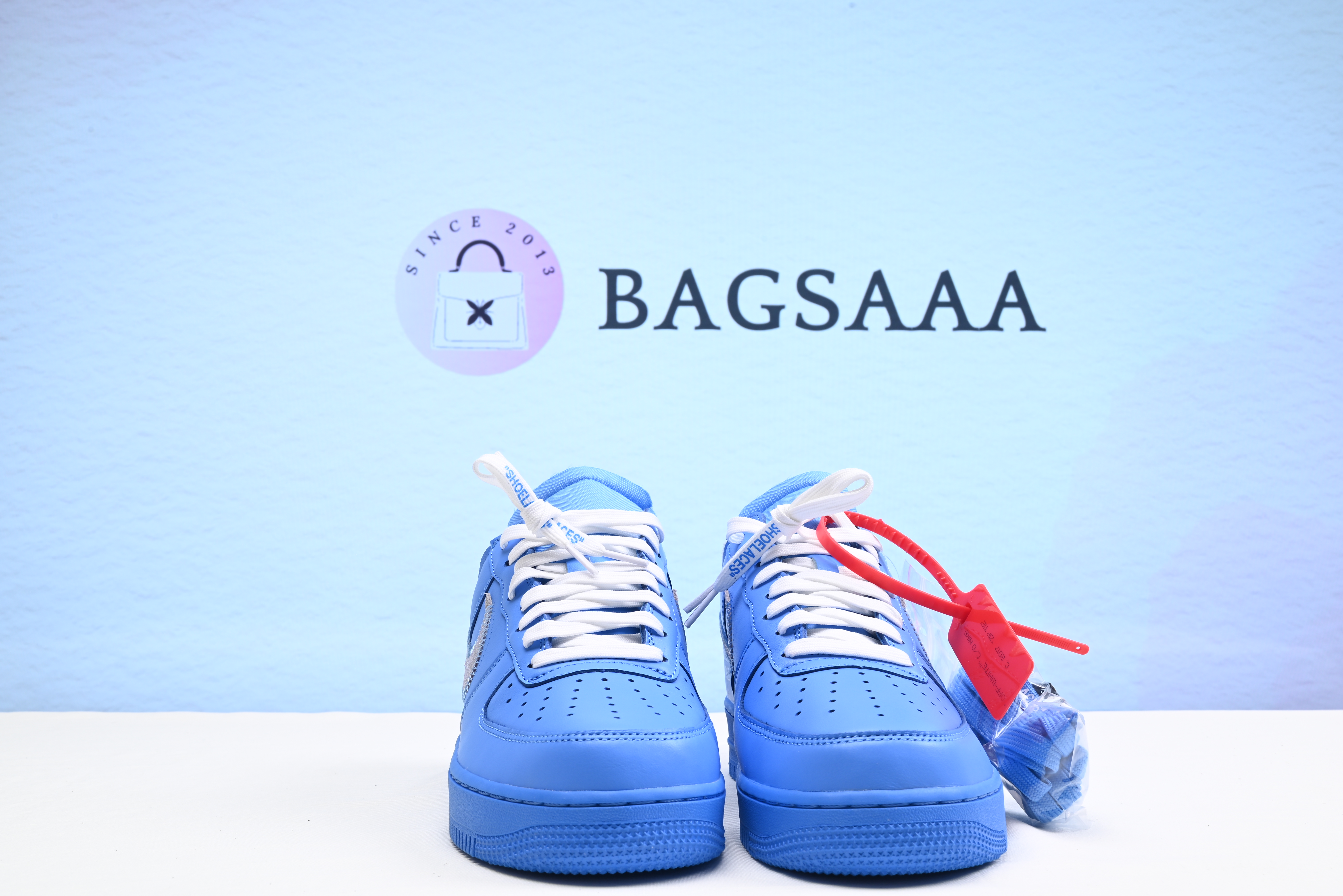 BagsaaaNike Air Force 1 Low Off-White MCA University Blue