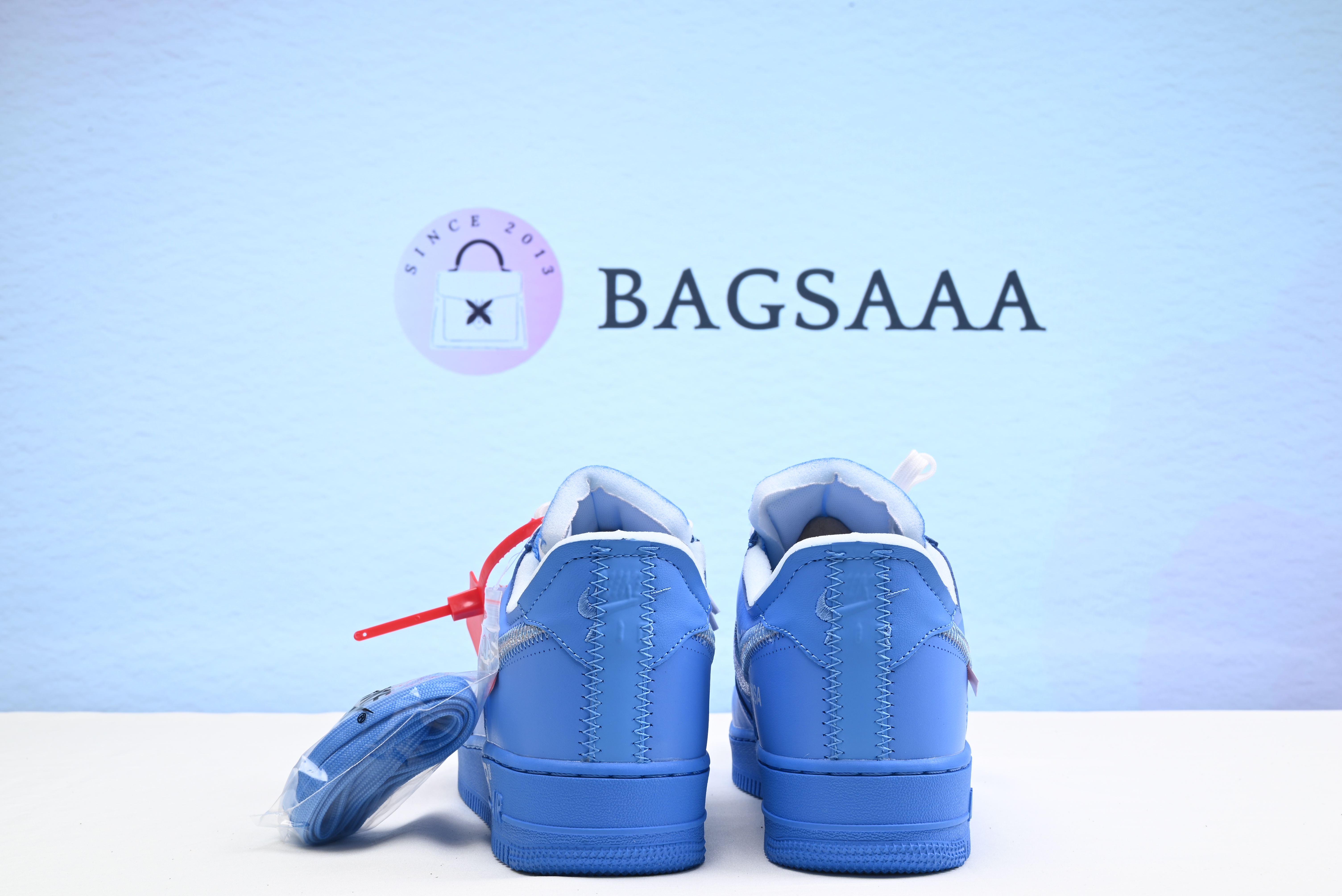 BagsaaaNike Air Force 1 Low Off-White MCA University Blue