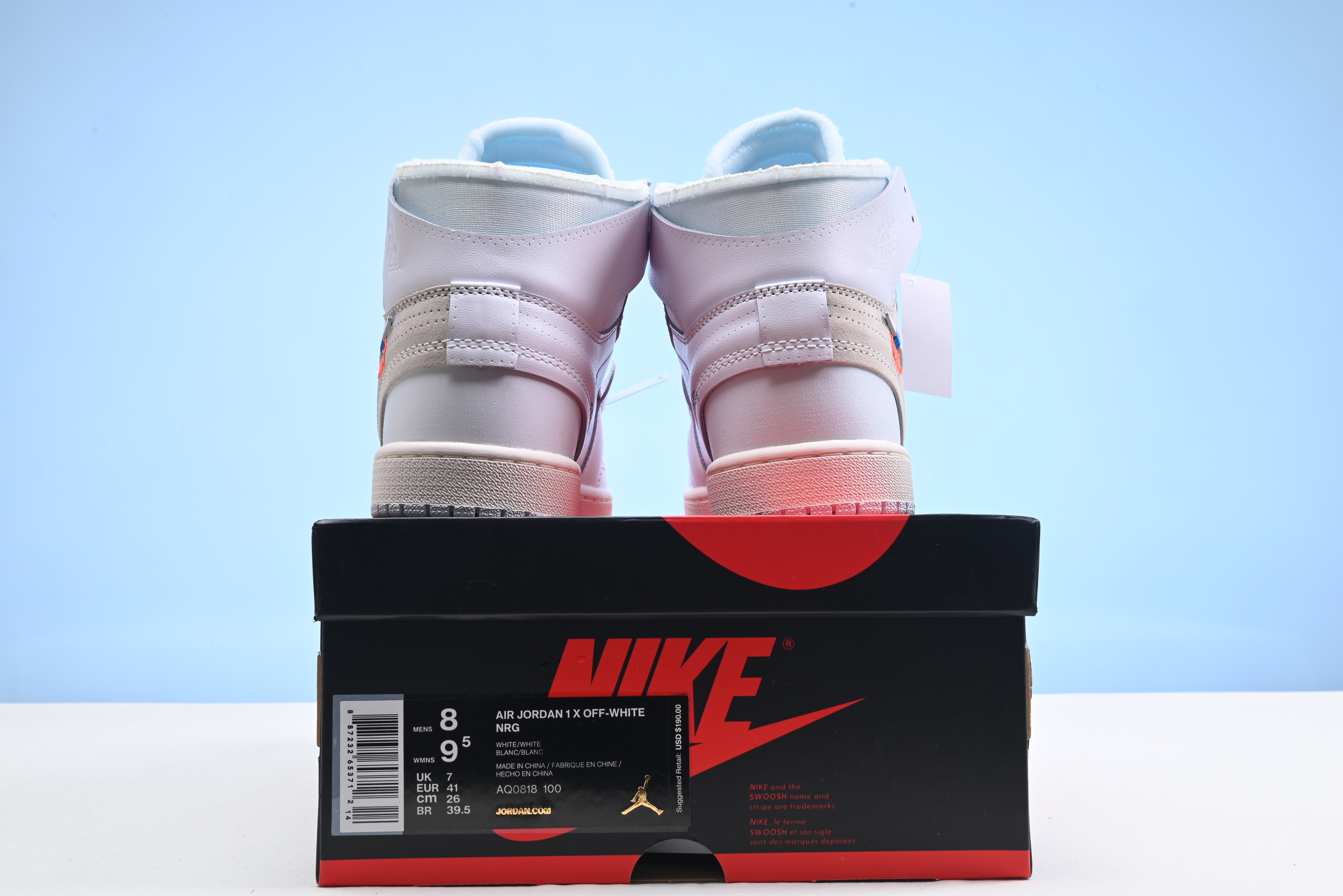 OFF-WHITE X NIKE AIR JORDAN 1 "ALL WHITE" GIVEAWAY