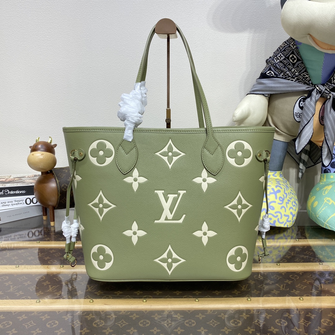 Bagsaaa L0vis Vvtt0n Neverfull MM Monogram Green - 31 x28x14cm