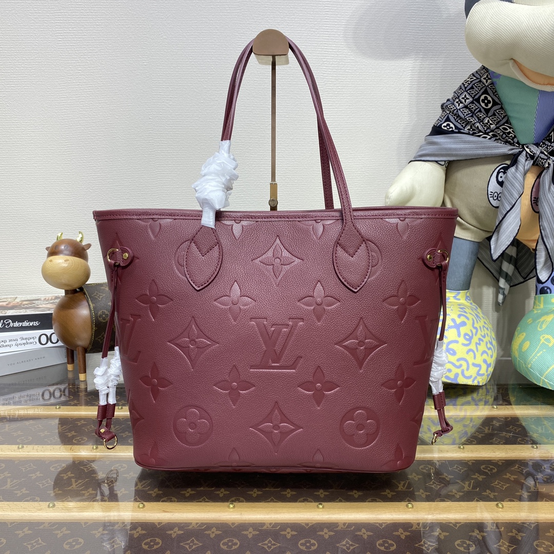 Bagsaaa L0vis Vvtt0n Neverfull MM Monogram Burgundy - 31 x28x14cm