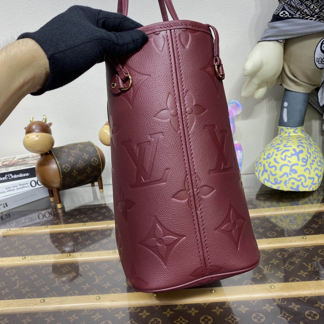 Bagsaaa L0vis Vvtt0n Neverfull MM Monogram Burgundy - 31 x28x14cm