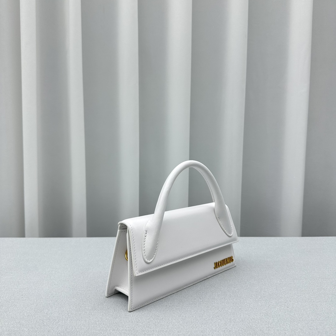 Bagsaaa Jacquemus Le Chiquito Long White - 21x10x6cm