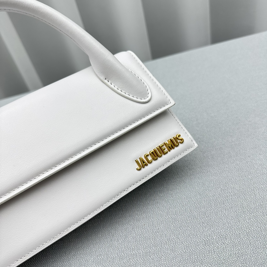 Bagsaaa Jacquemus Le Chiquito Long White - 21x10x6cm