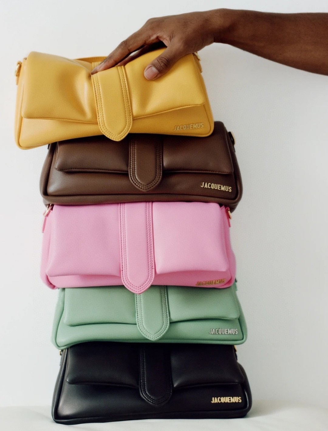 Bagsaaa Jacquemus Le Bambimou Le Raphia Puffed Flap Bag 