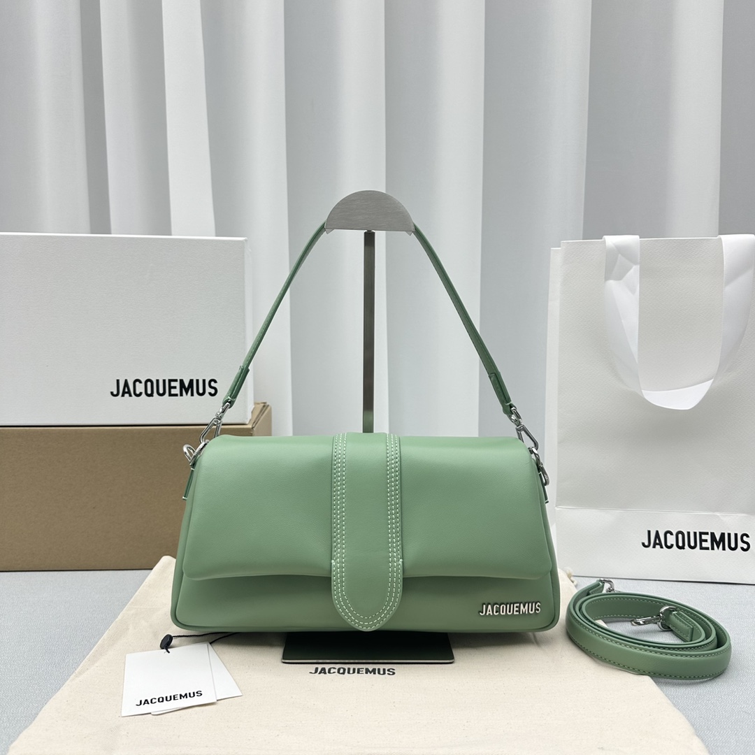 Bagsaaa Jacquemus Le Bambimou Le Raphia Puffed Flap Bag