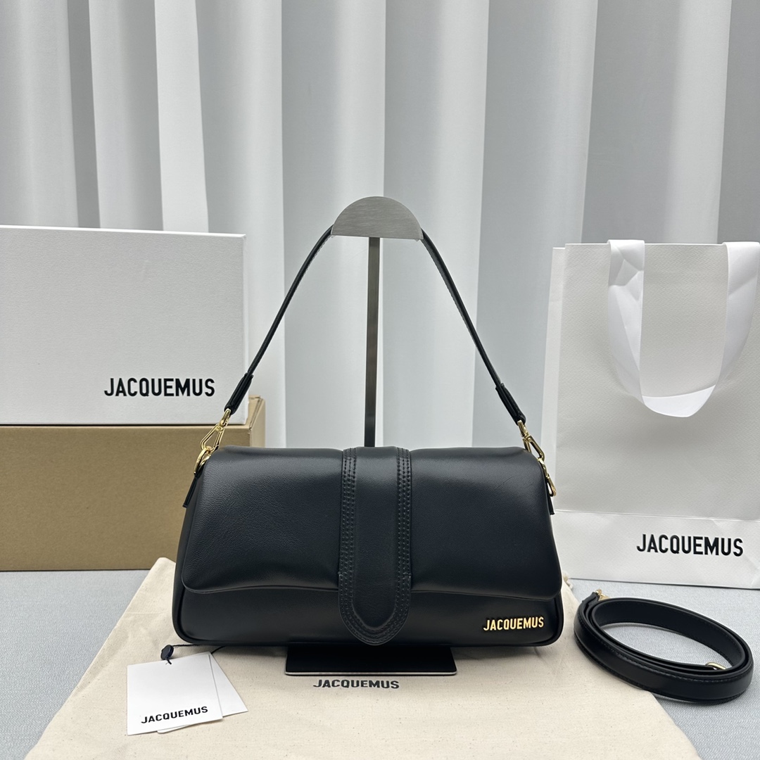Bagsaaa Jacquemus Le Bambimou Le Raphia Puffed Flap Bag