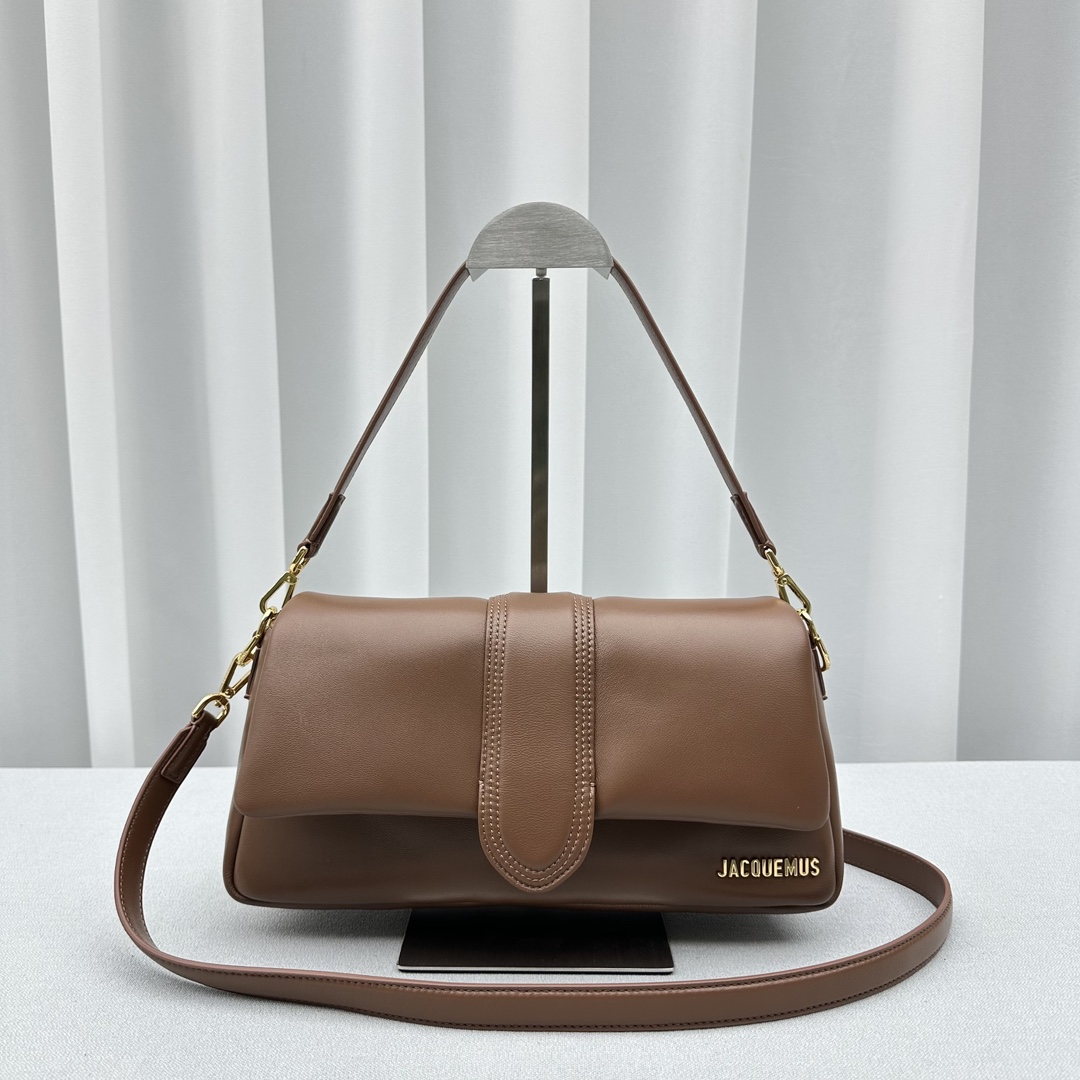 Bagsaaa Jacquemus Le Bambimou Le Raphia Puffed Flap Bag