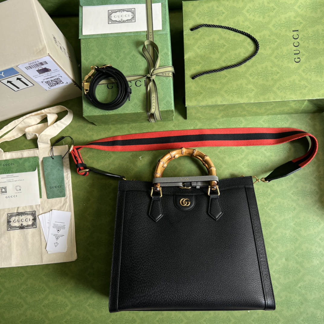 BAGSAAA Gvc*1 DIANA MEDIUM TOTE BAG BLACK
