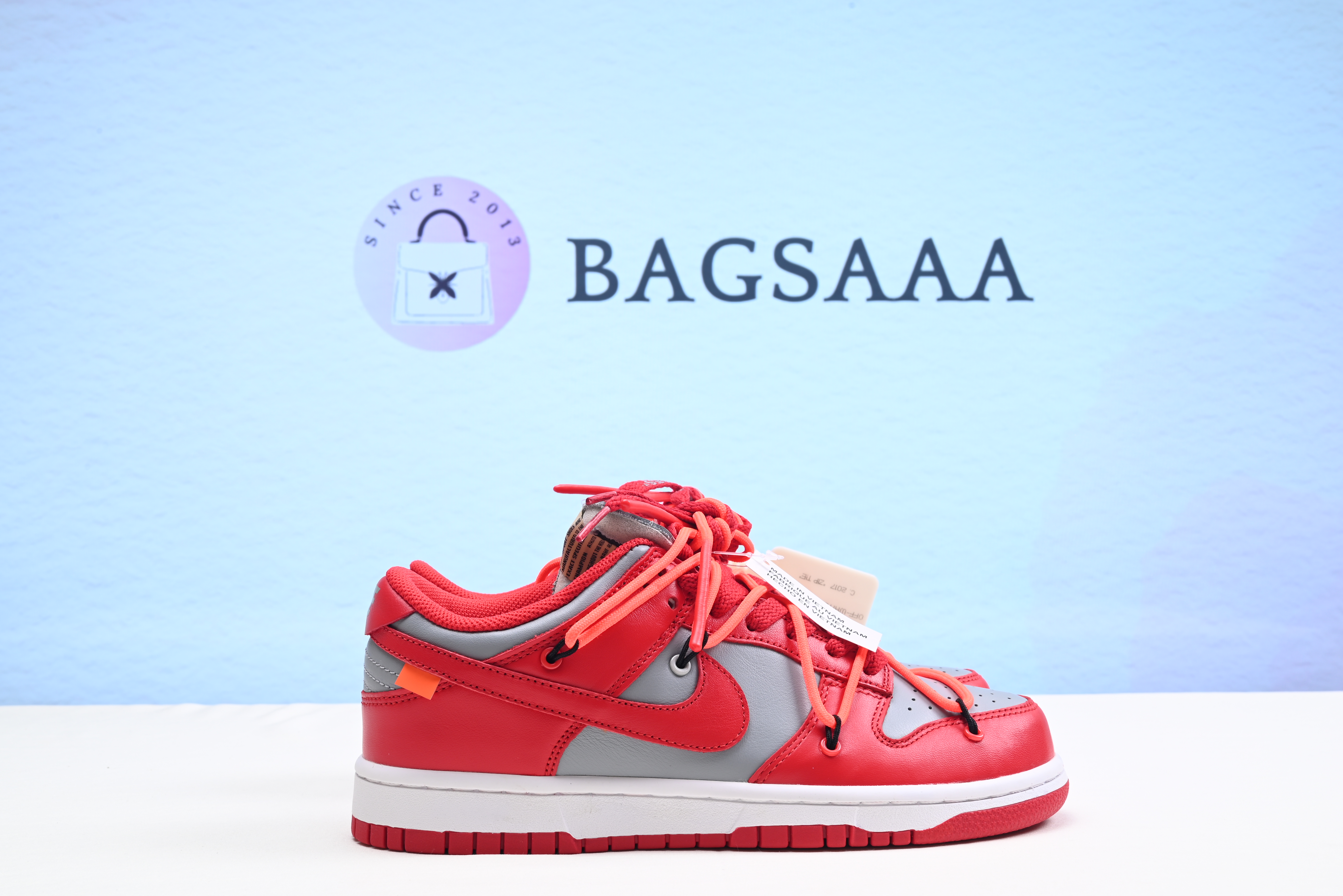 NIKE DUNK LOW OFF-WHITE UNIVERSITY RED