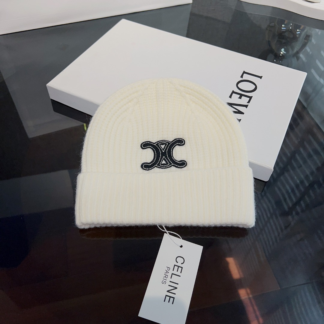Bagsaaa Ce1i*e Triomphe Logo Beanie
