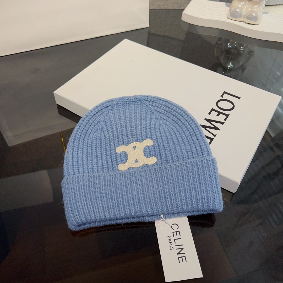 Bagsaaa Ce1i*e Triomphe Logo Beanie