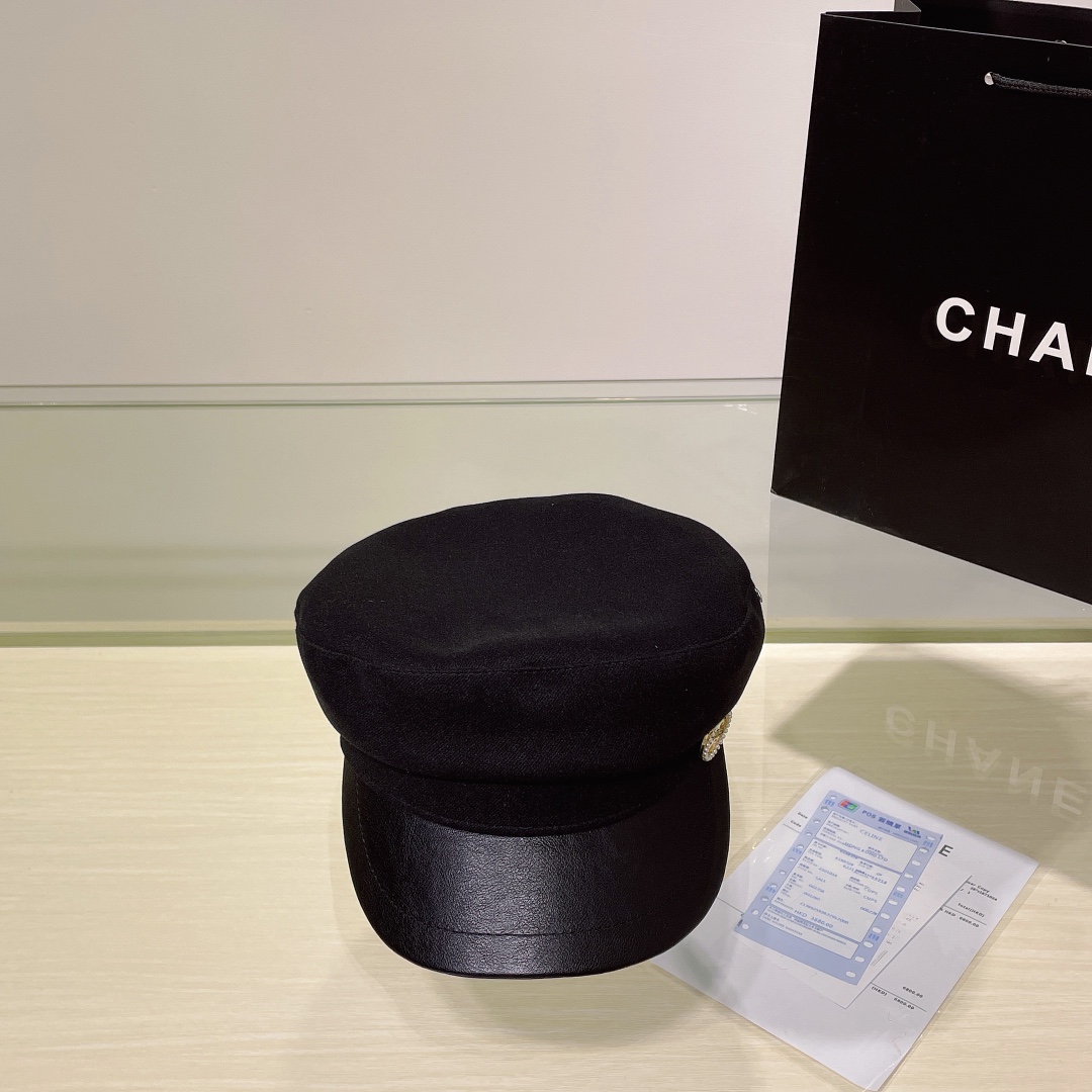 Ch**el Braided Black Hat