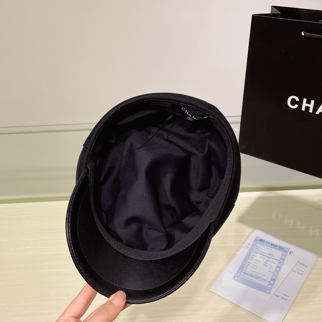 Ch**el Braided Black Hat