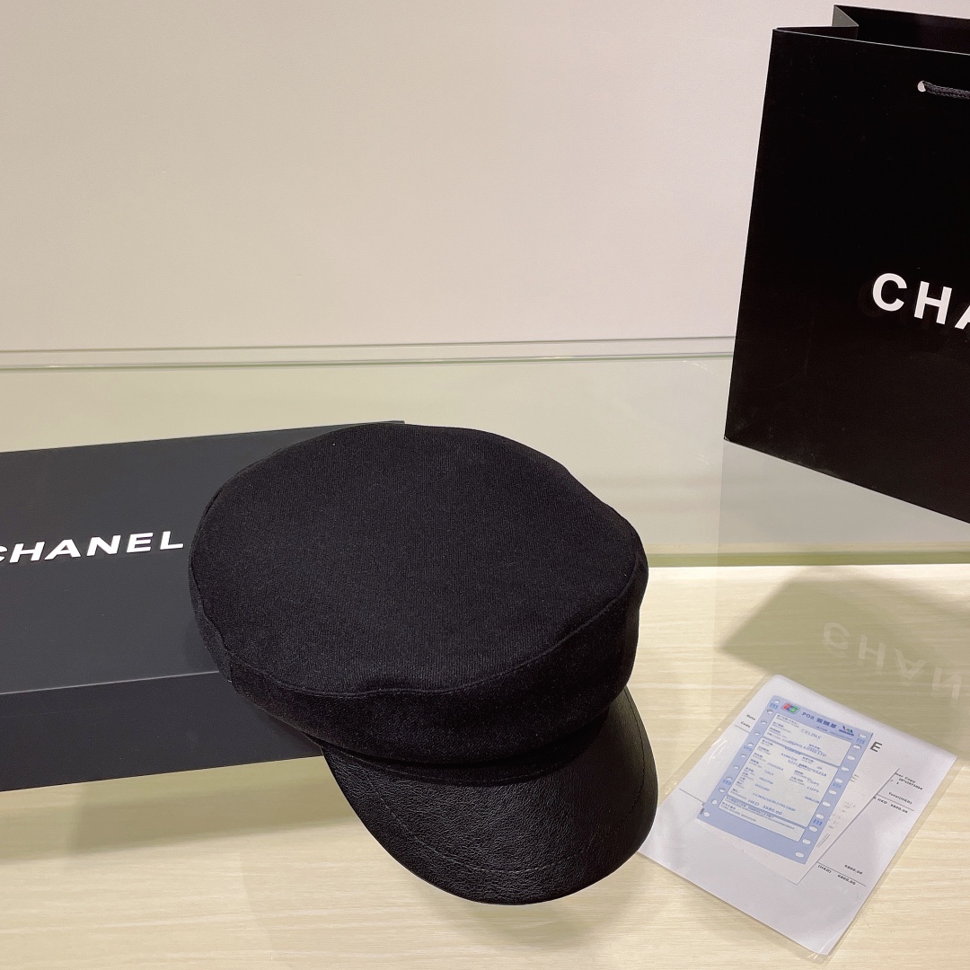 Ch**el Braided Black Hat