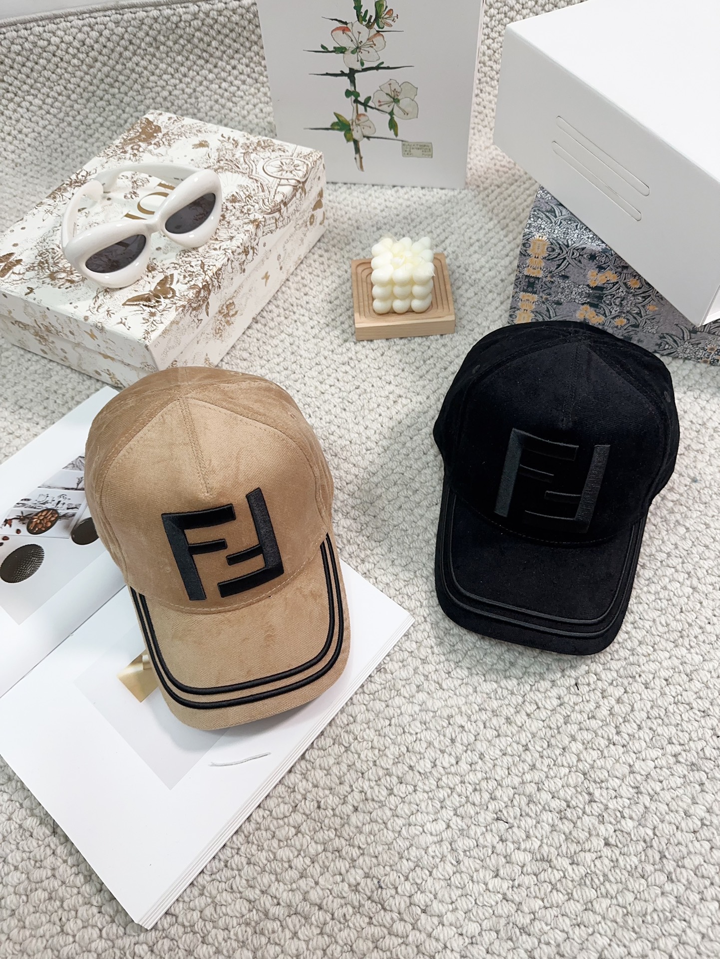 Bagsaaa F**di FF Logo Cap Hat