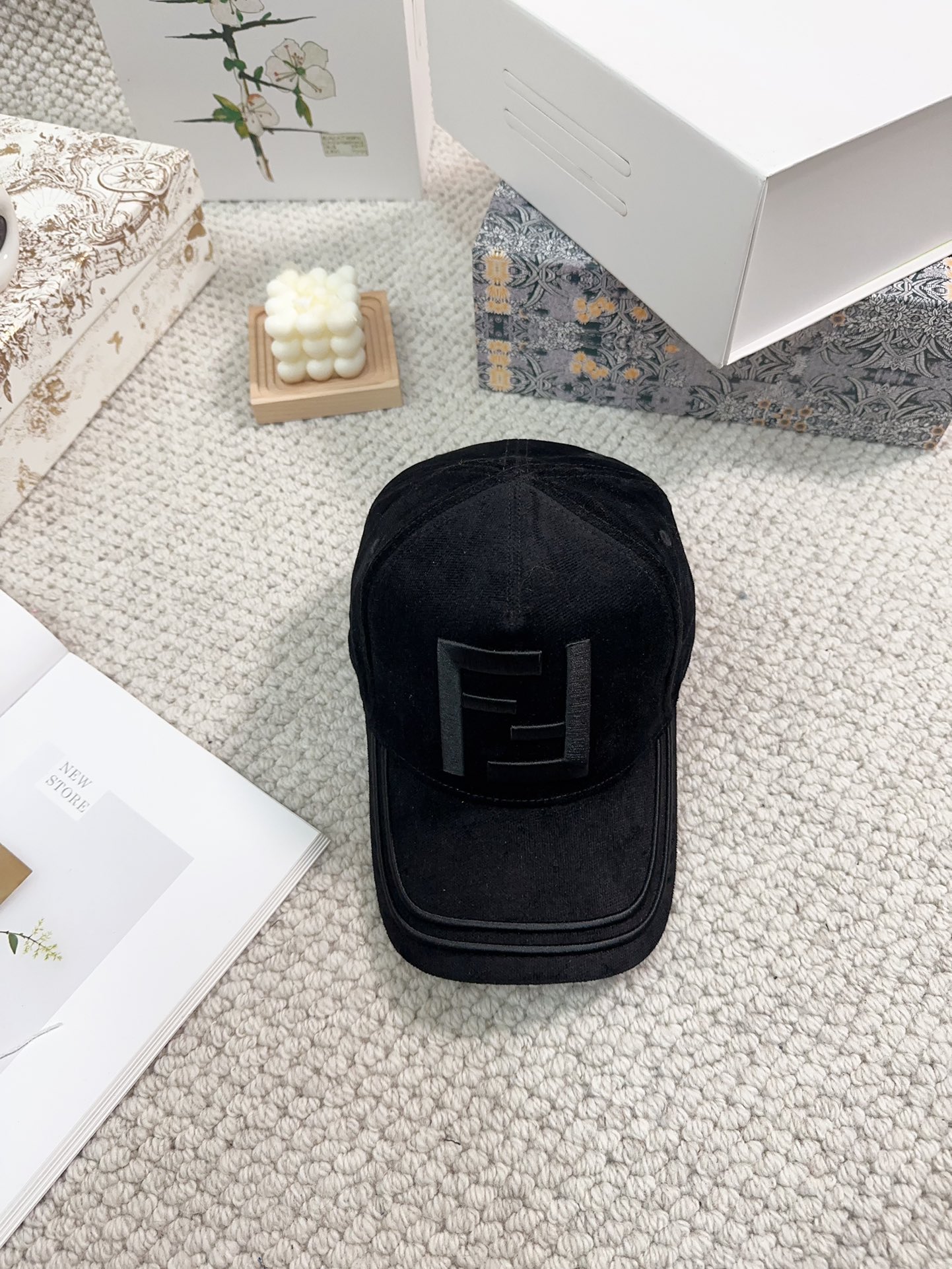 Bagsaaa F**di FF Logo Cap Hat