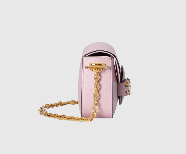 Bagsaaa Gvc*1 Horsebit 1955 Shoulder bag in pink - W24cm x H13cm x D5.5cm