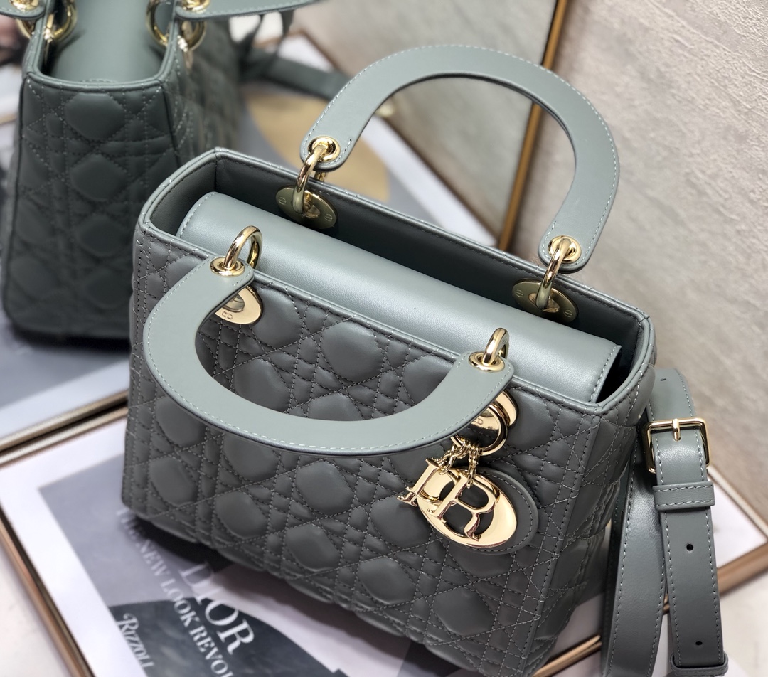 Bagsaaa D10r Lady Medium Blue Bag 24cm