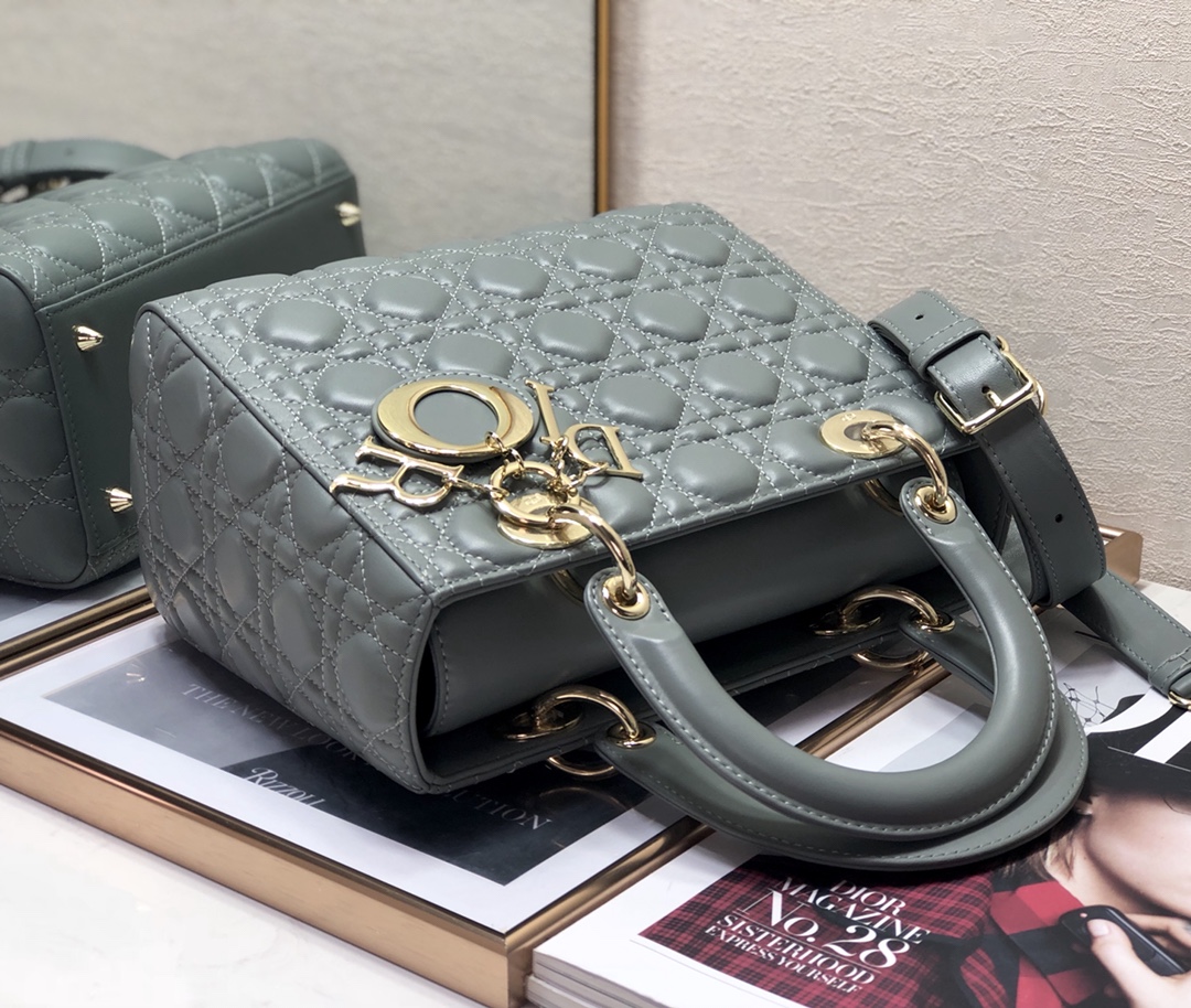 Bagsaaa D10r Lady Medium Blue Bag 24cm