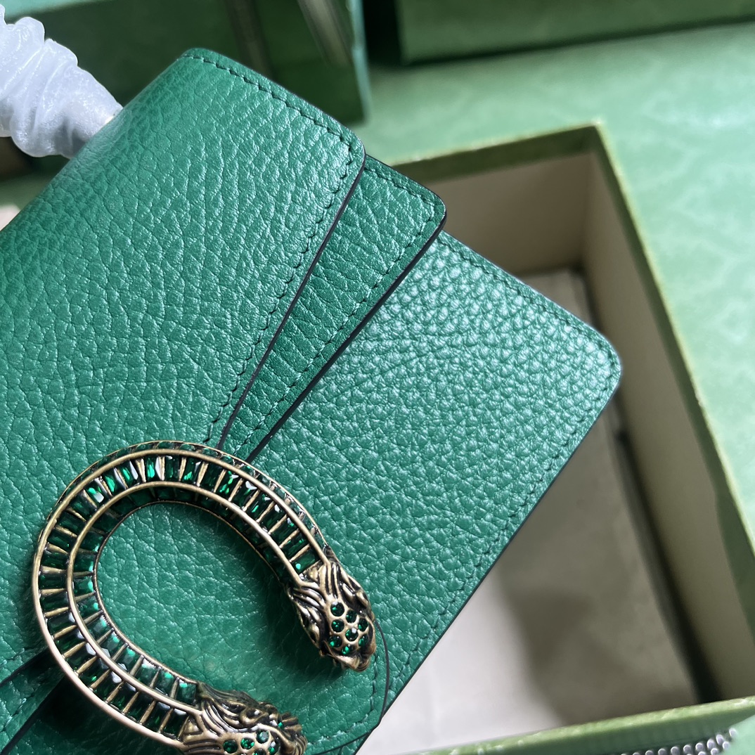 Bagsaaa Gvc*1 Dionysus mini top handle in green - 18x12x6cm