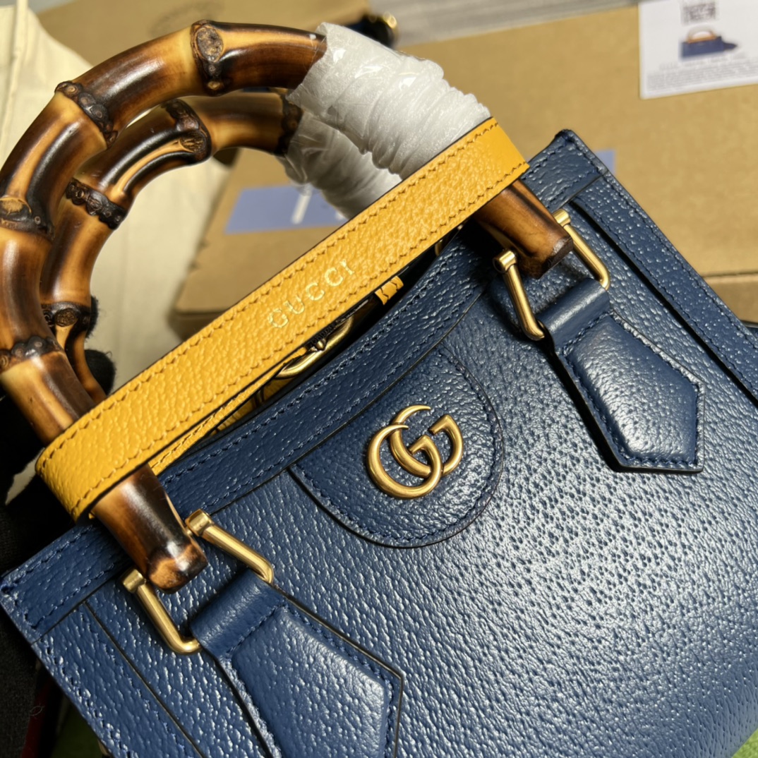 Bagsaaa Gvc*1 Diana GG tote bag blue - 20*16*10cm