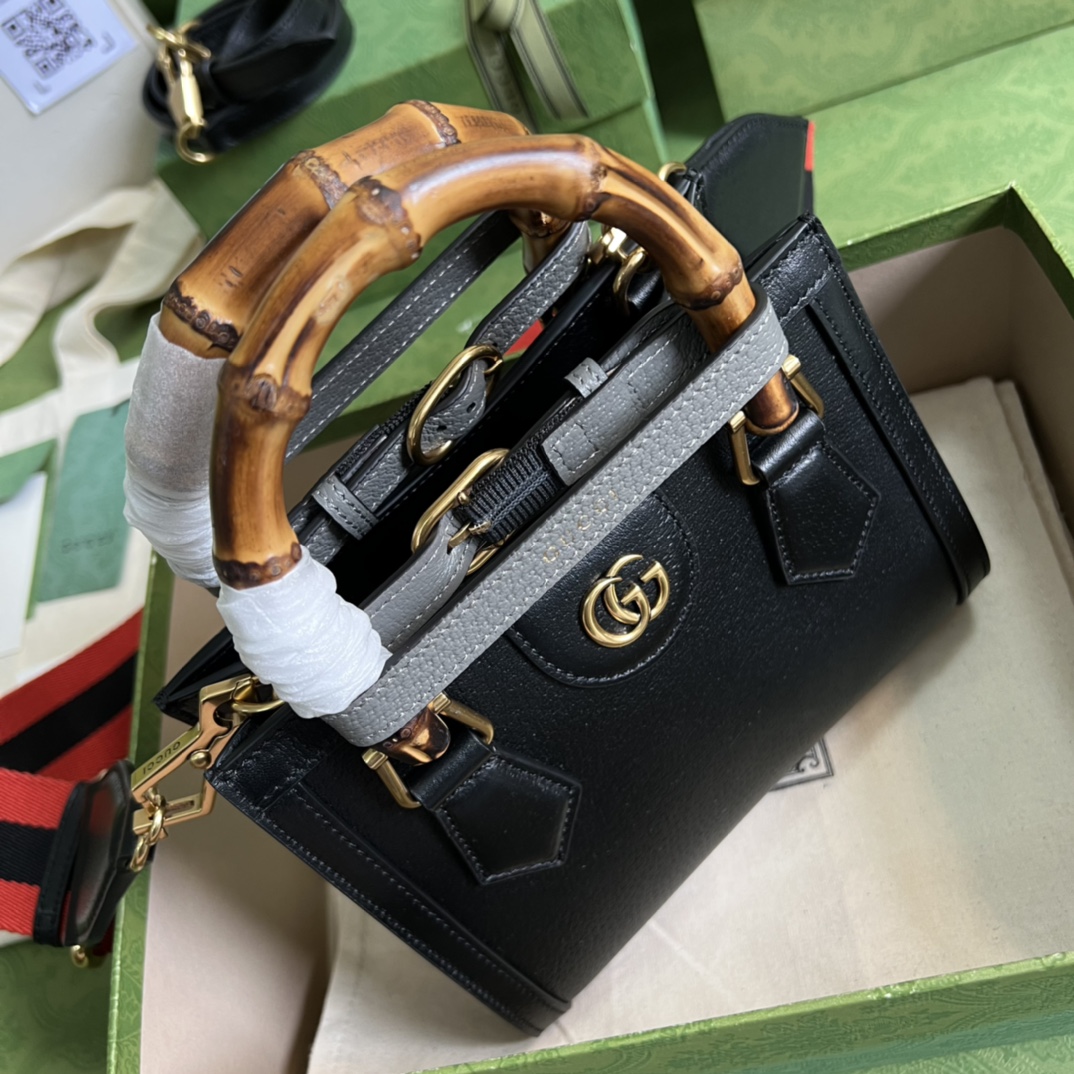 Bagsaaa Gvc*1 Diana GG tote bag black - 20*16*10cm