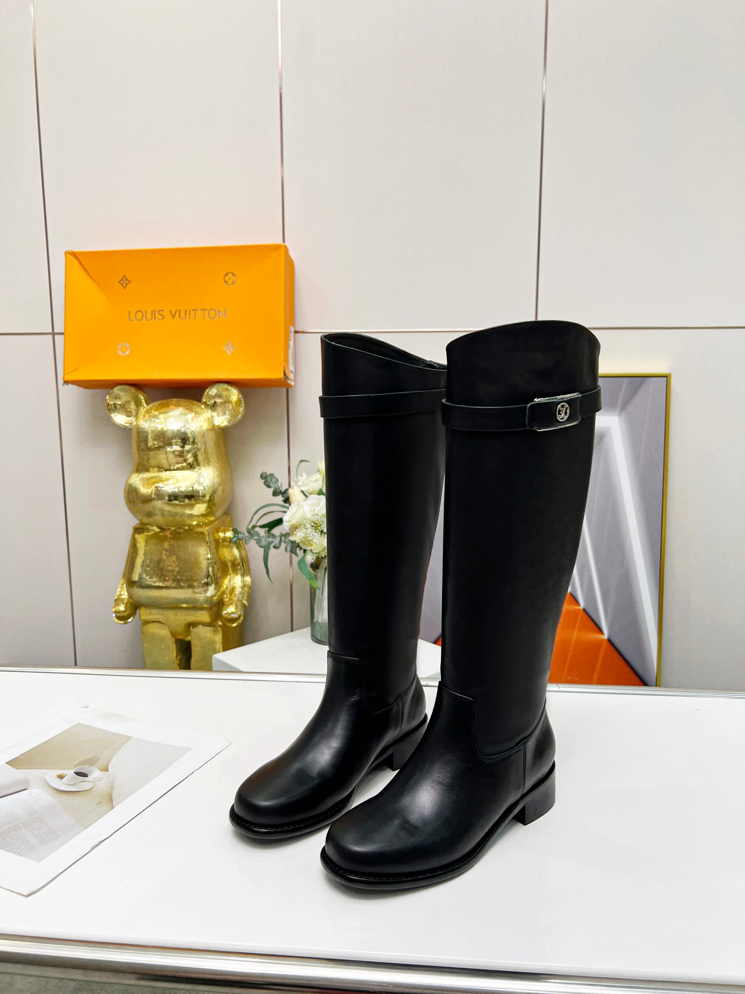 Bagsaaa L0vis Vvtt0n Long Boots 4 colors