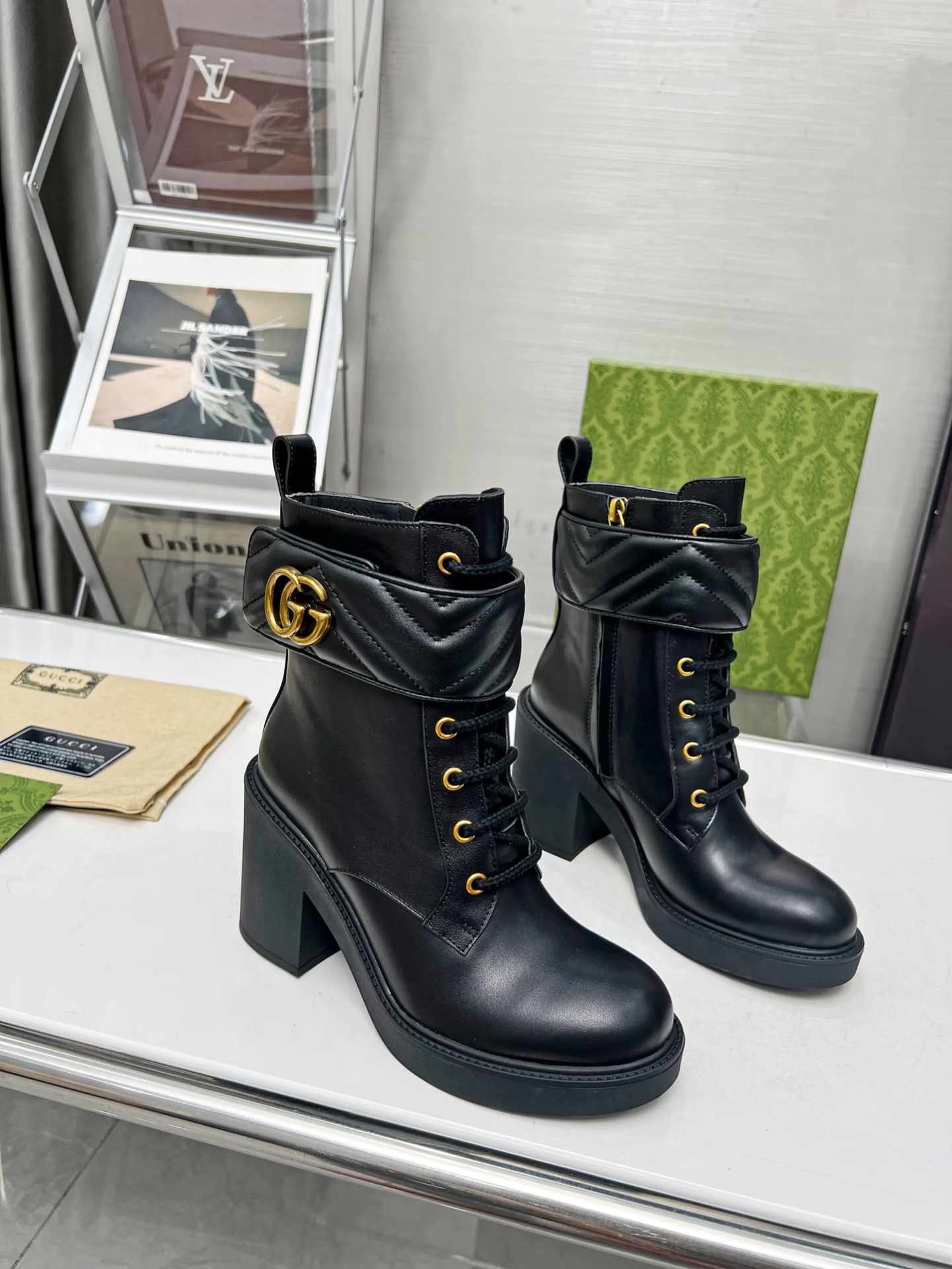 Bagsaaa Gvc*1 Ankle Boots With Double G