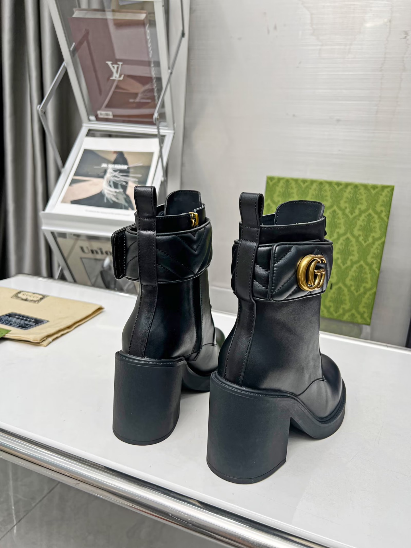 Bagsaaa Gvc*1 Ankle Boots With Double G