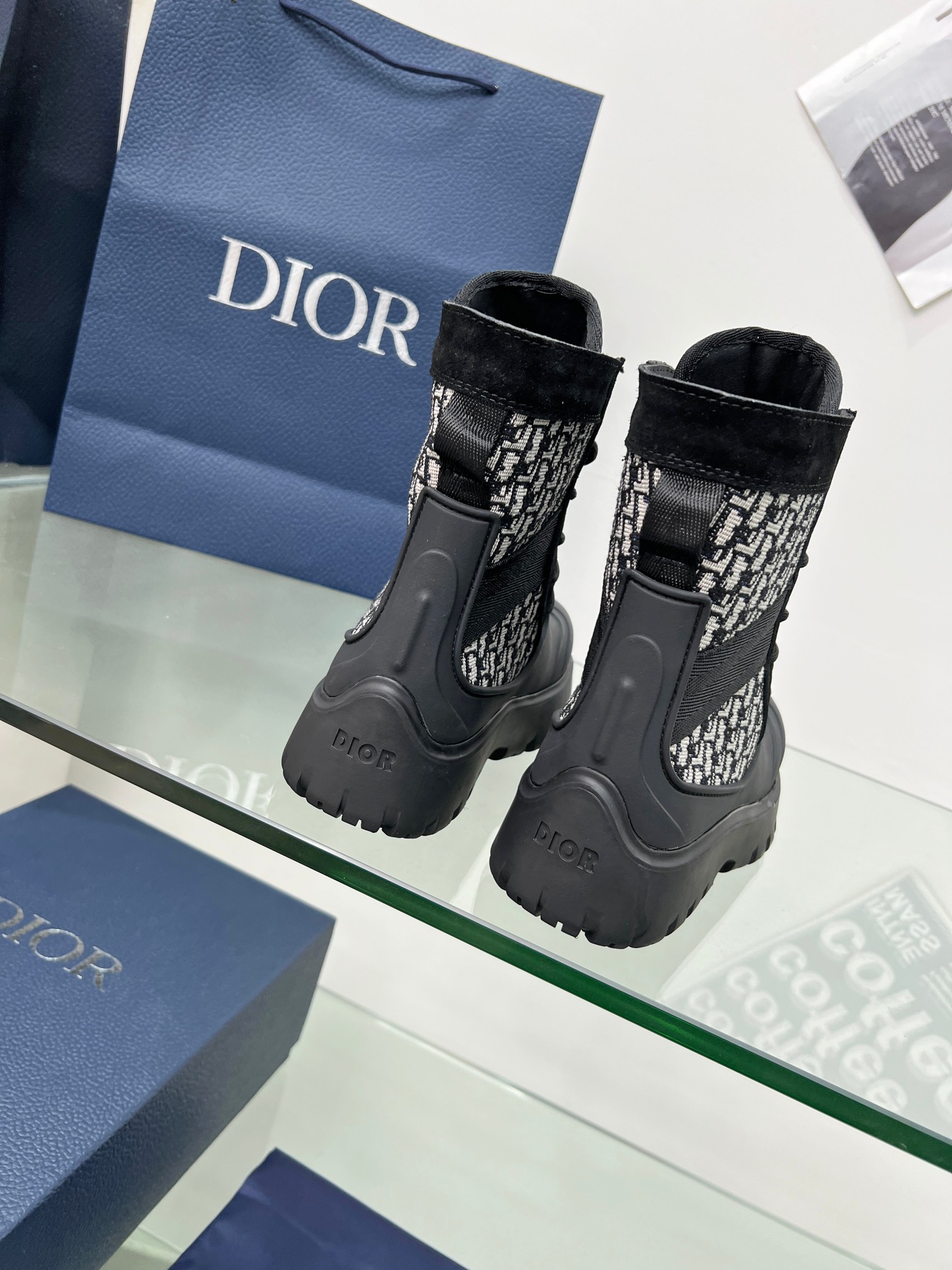 Bagsaaa D10r Garden Lace-Up Boot Blue