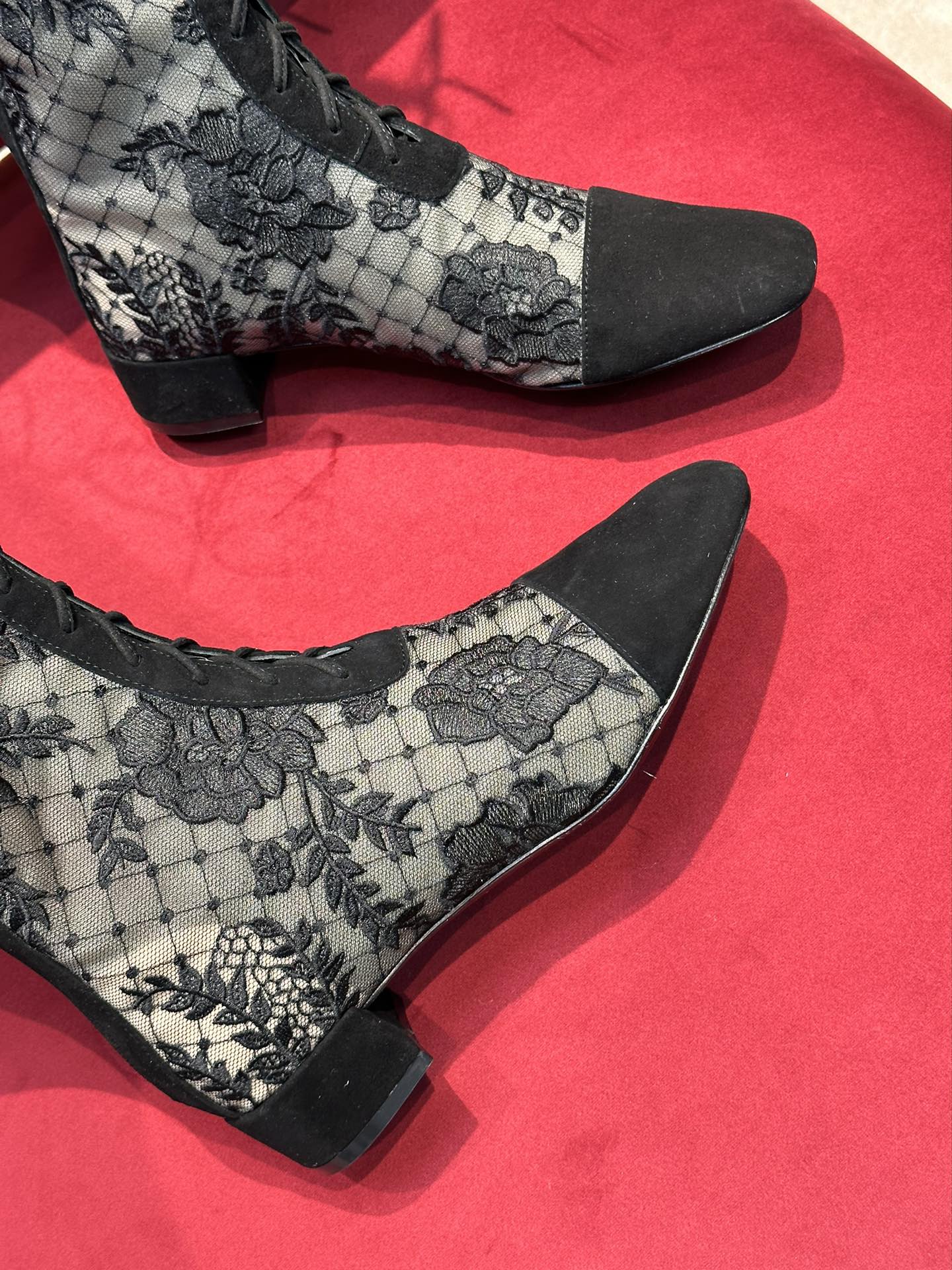 BAGSAAA D10r NAUGHTILY-D HEELED ANKLE LONG BOOT