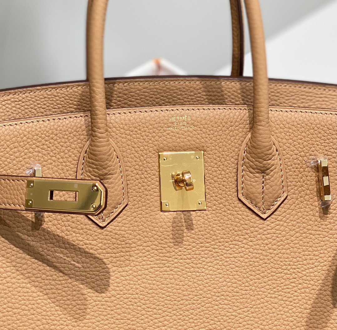 Bagsaaa H**me5 Birkin 30 in Togo Leather with Gold Hardware