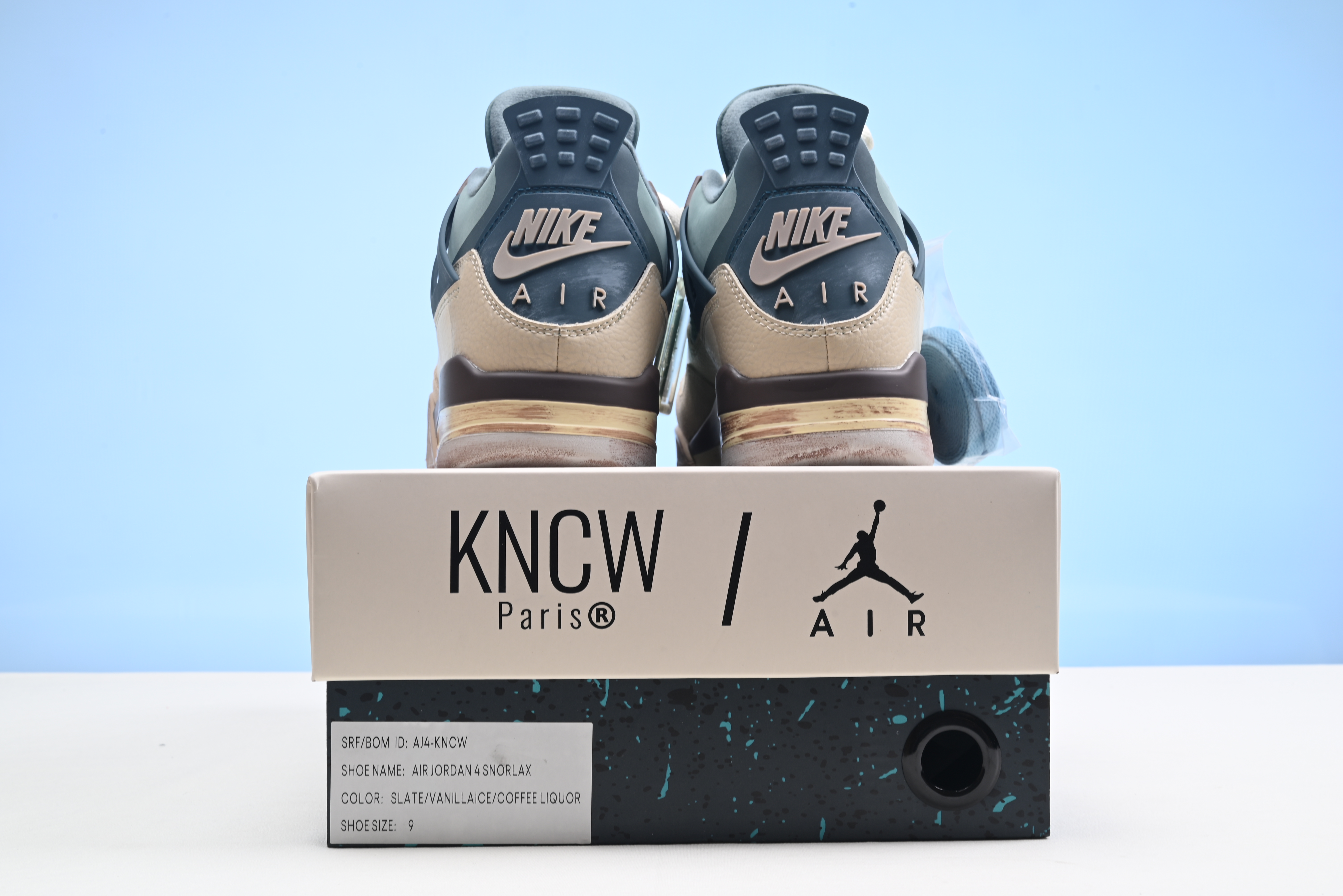Air Jordan′s 4 Snorlax Custom Kncw Aj4