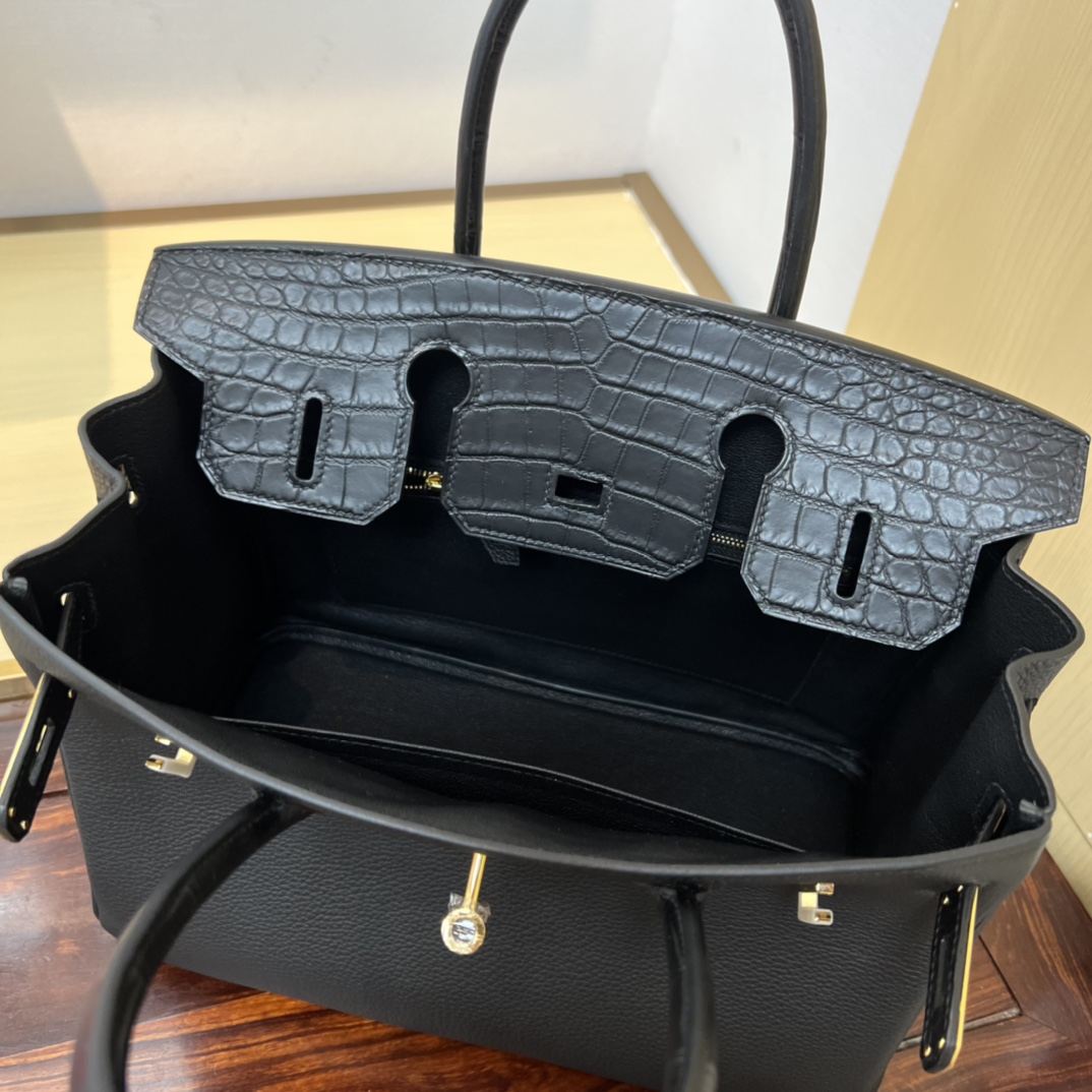 Bagsaaa H**me5 Birkin Touch Togo Black 30