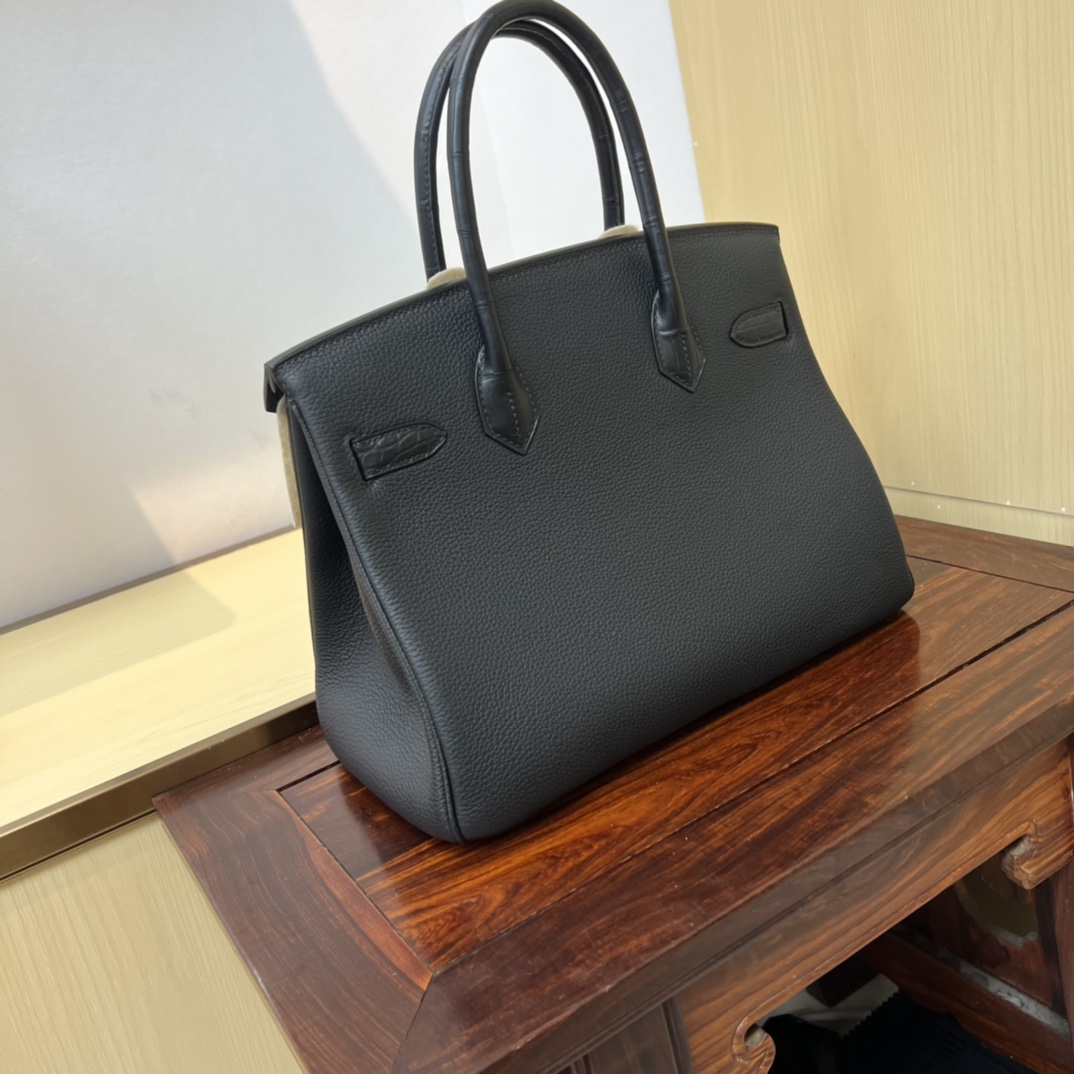 Bagsaaa H**me5 Birkin Touch Togo Black 30