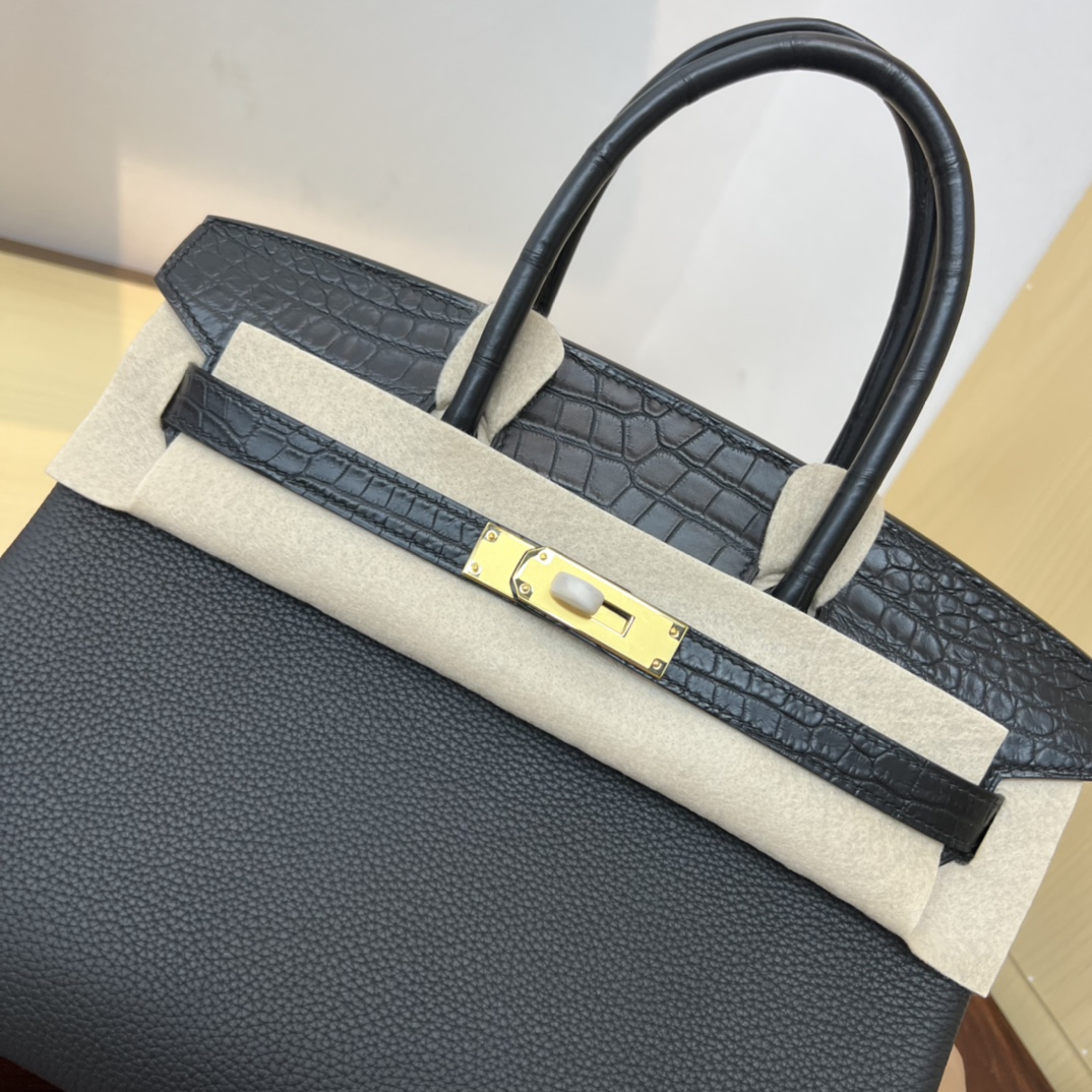 Bagsaaa H**me5 Birkin Touch Togo Black 30