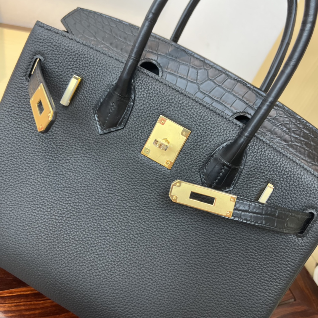 Bagsaaa H**me5 Birkin Touch Togo Black 30