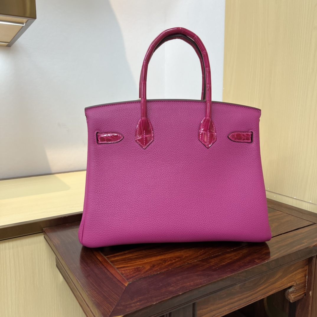 Bagsaaa H**me5 Birkin Touch Togo Pink 30