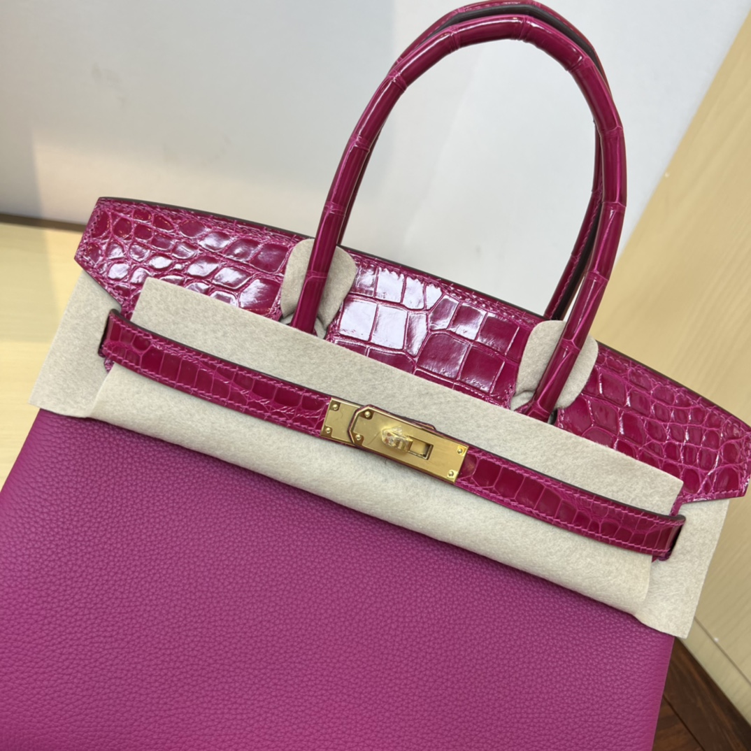 Bagsaaa H**me5 Birkin Touch Togo Pink 30