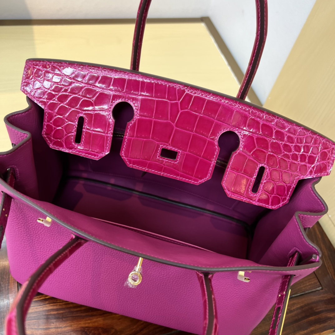 Bagsaaa H**me5 Birkin Touch Togo Pink 30