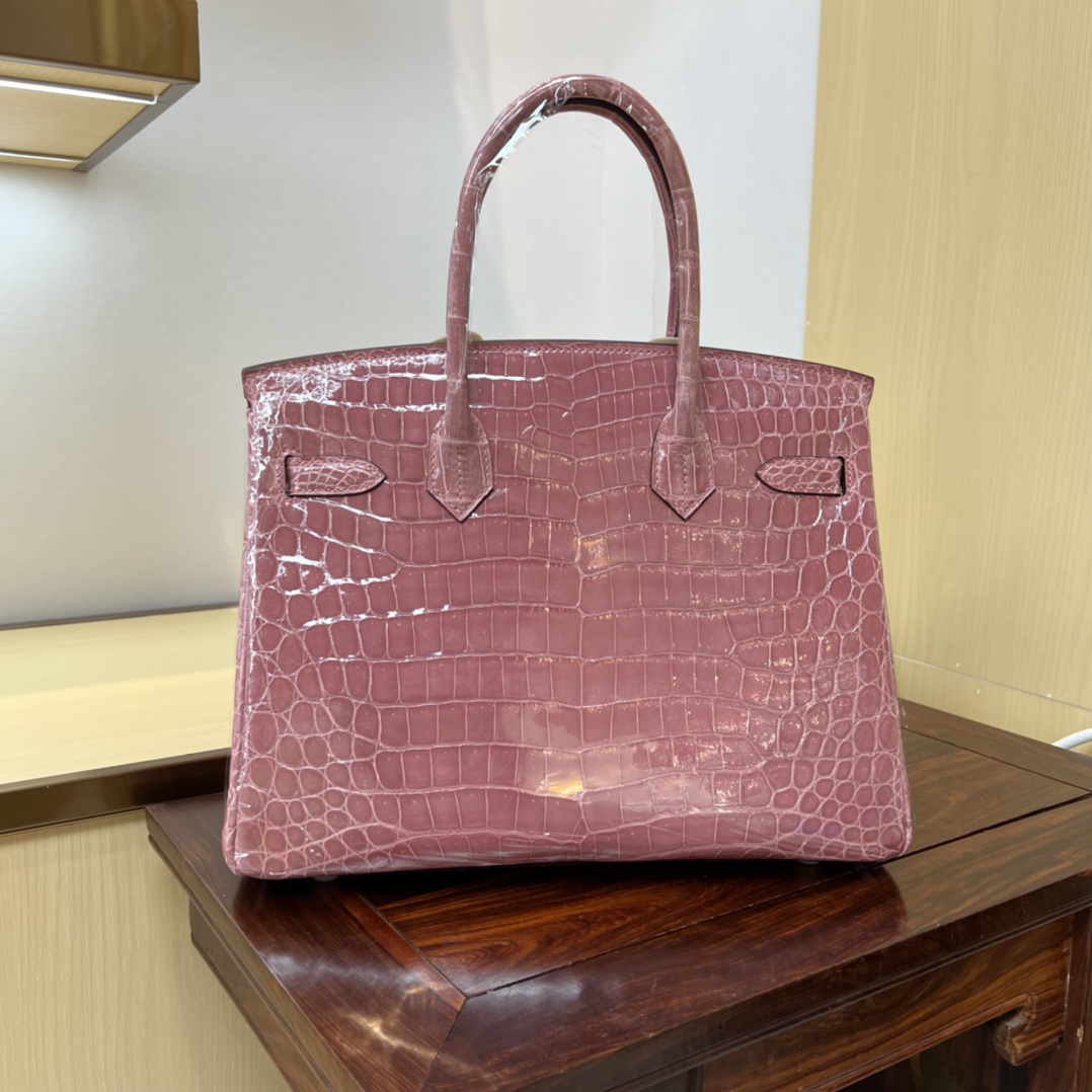 Bagsaaa H**me5 Birkin 30 Pink Birkin Crocodile