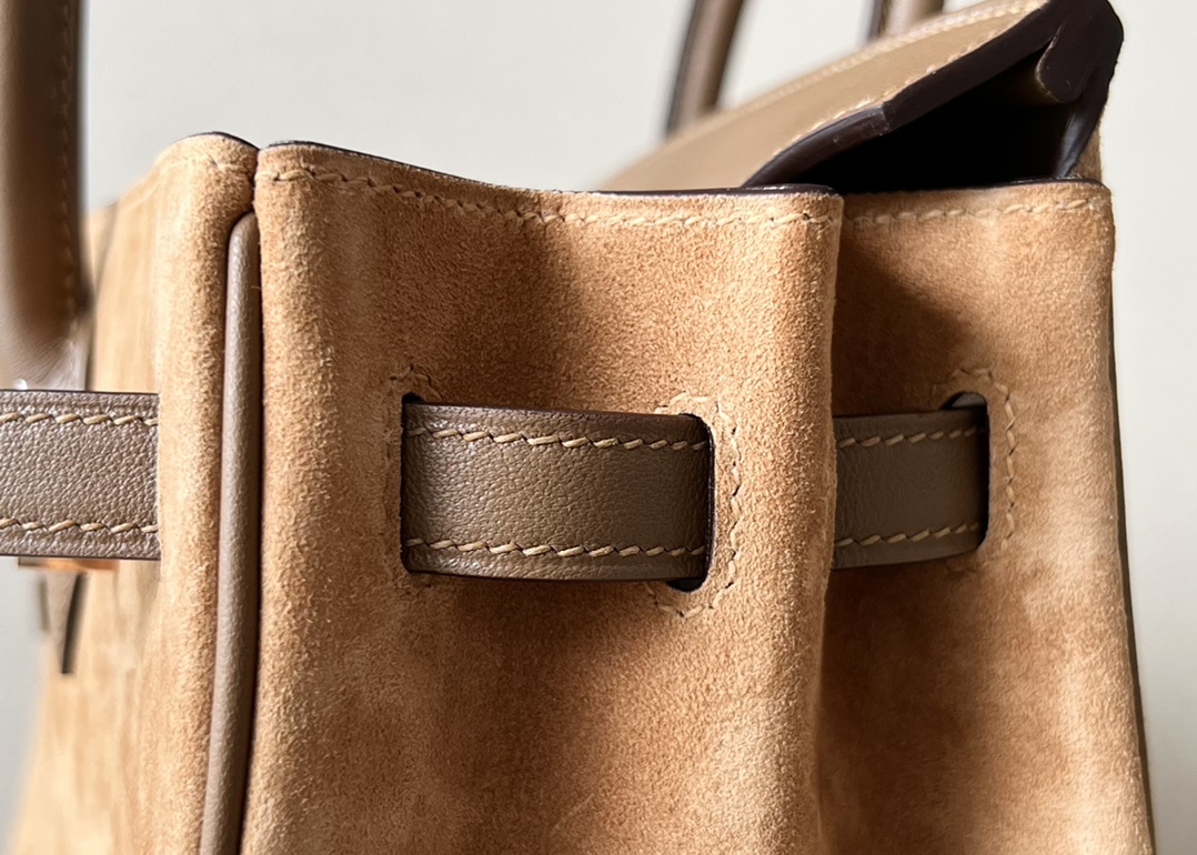 H**me5 Birkin 25 GRIZZLY/SWIFT Brown Bag