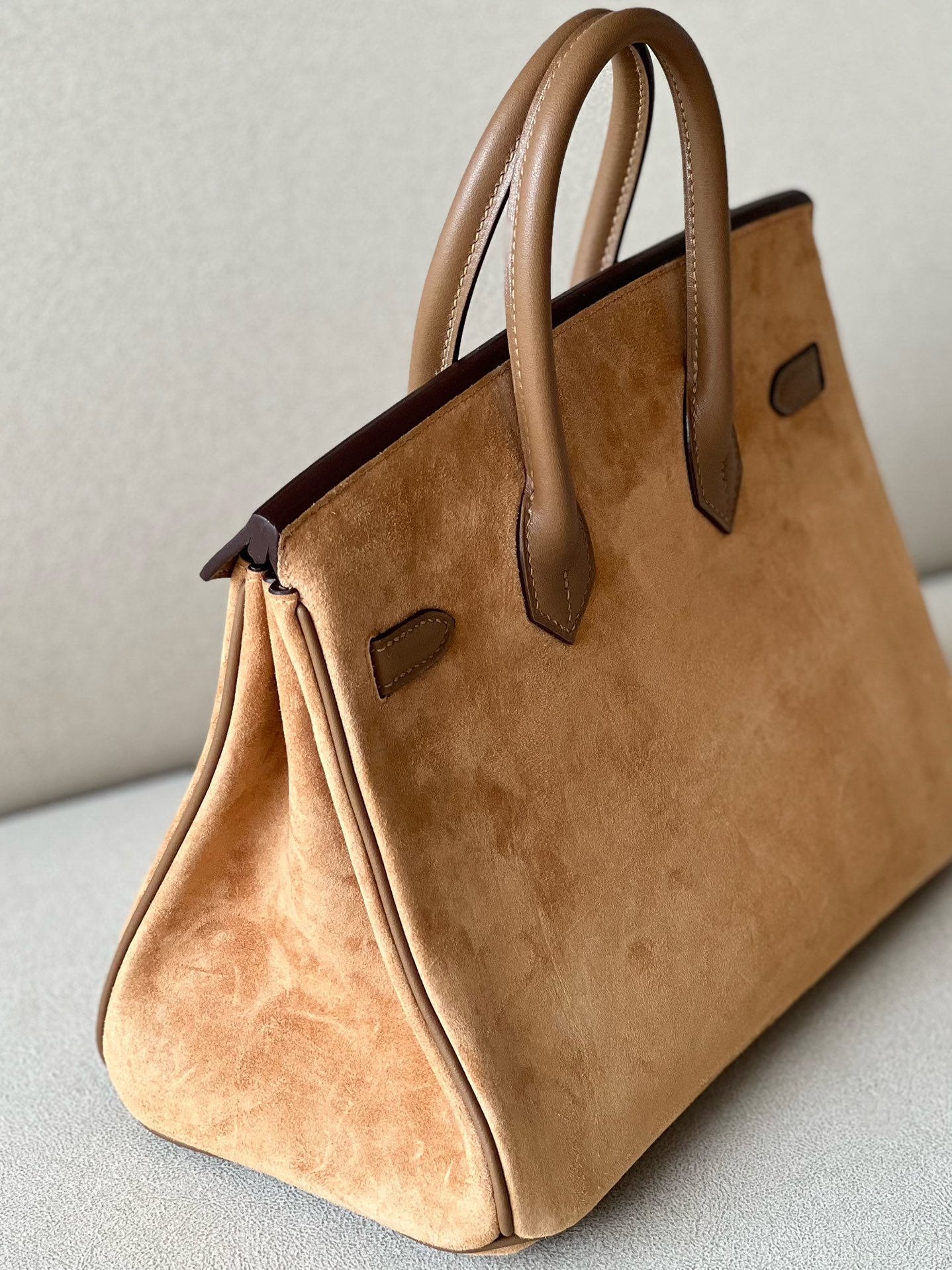 H**me5 Birkin 25 GRIZZLY/SWIFT Brown Bag