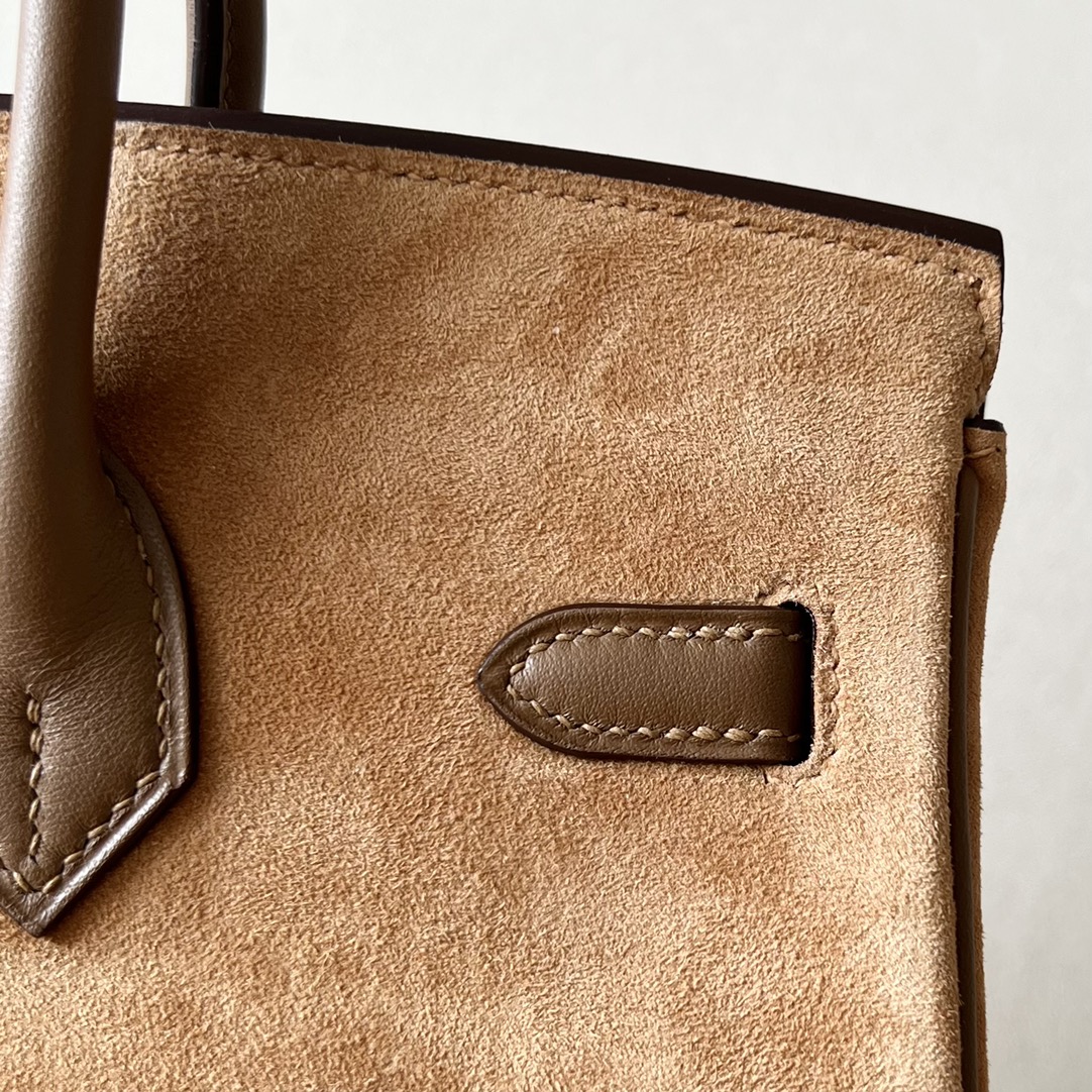 H**me5 Birkin 25 GRIZZLY/SWIFT Brown Bag